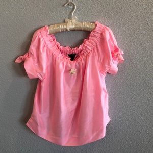 J Crew silk pink blouse NEW